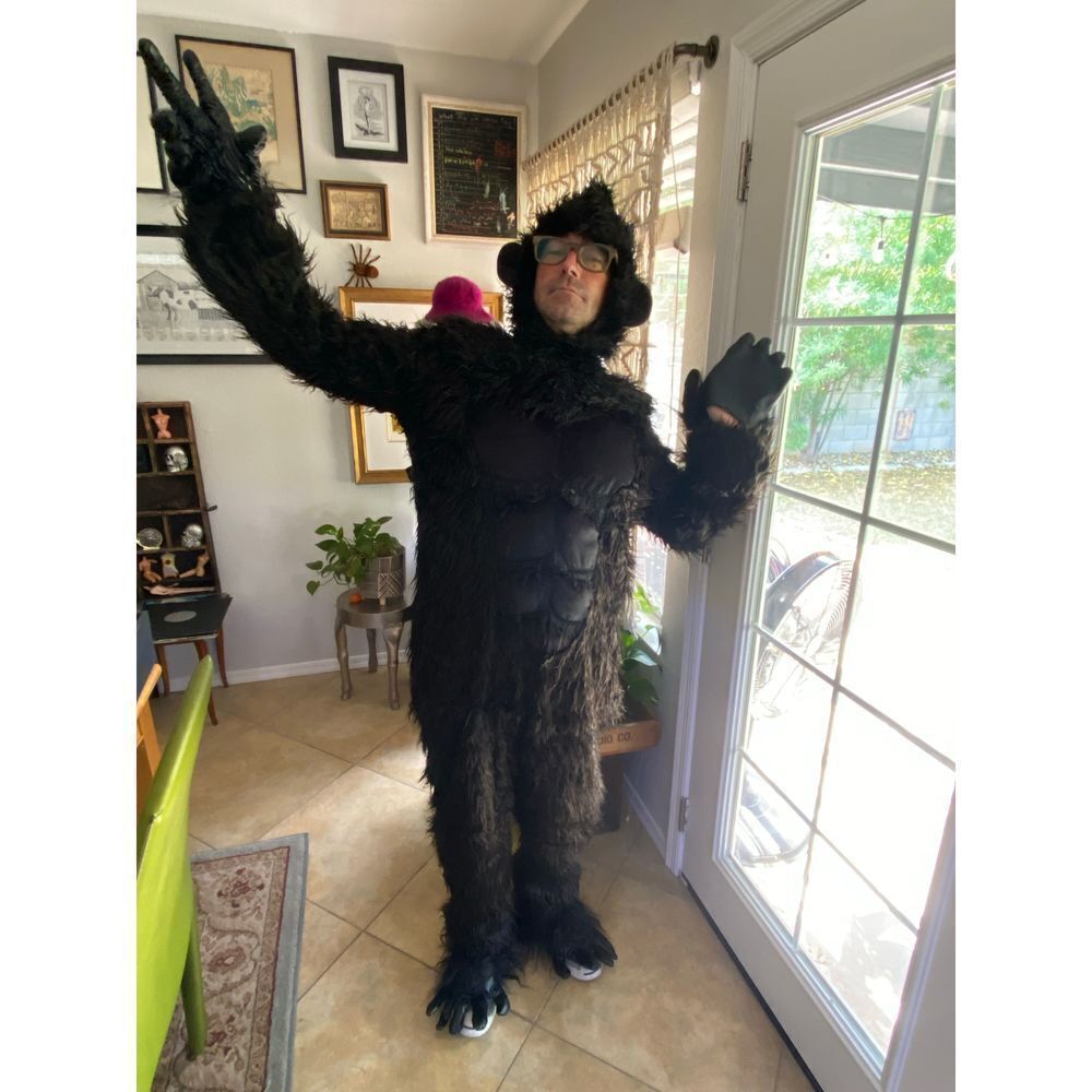 Ape costume worn for pics